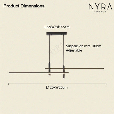 Vellaro | Two Light Chandelier - OpalDwell