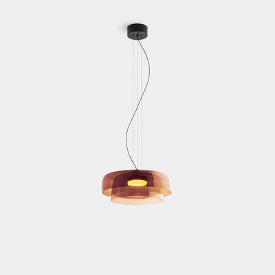 FjordLumen Glass Pendant Light Norwegian Craft Lighting - OpalDwell