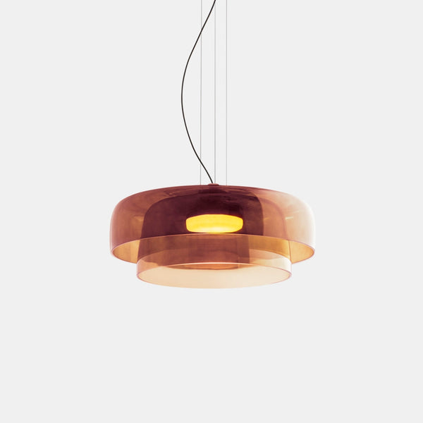 FjordLumen Glass Pendant Light Norwegian Craft Lighting - OpalDwell