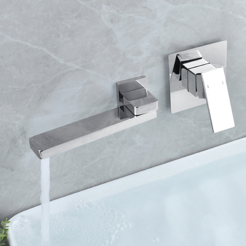 Aureli | Wall-Mounted Single-Handle Bathroom Sink Faucet | OpalDwell OpalDwell