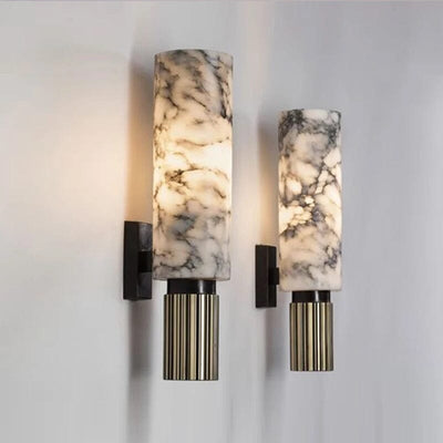 Loxley | Marble Wall Lamp - OpalDwell
