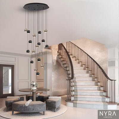 Avella Raindrop Glass Chandelier - OpalDwell