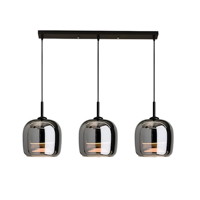 Arden Black Glass Pendant Light For Kitchen Island & Dining OpalDwell