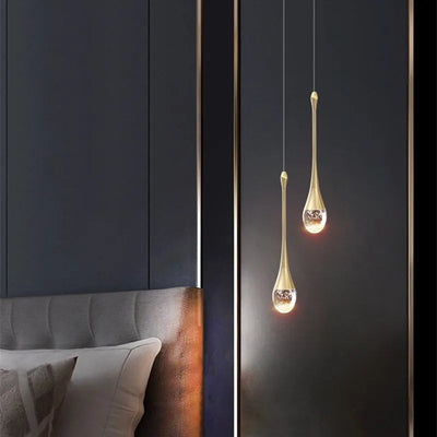 Glass Pendant Light with Warm Glow - Vetra | OpalDwell - OpalDwell