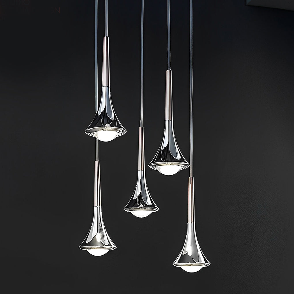 Aurelia AquaDrop Pendant Light With Soft Ambient Glow For Modern Living Spaces - OpalDwell