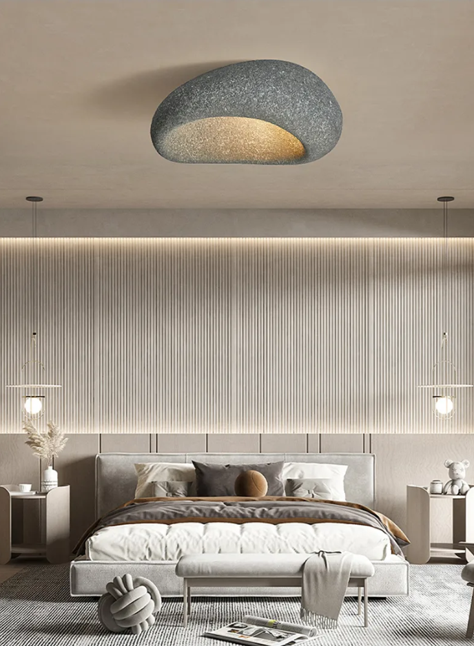 Aeloria Ceiling Lamp By OpalDwell  Handmade Ambient Glow OpalDwell