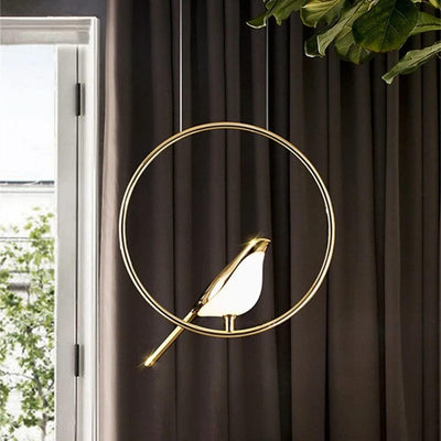 LumaBird Circle LED Pendant Light for Modern Ceilings - OpalDwell