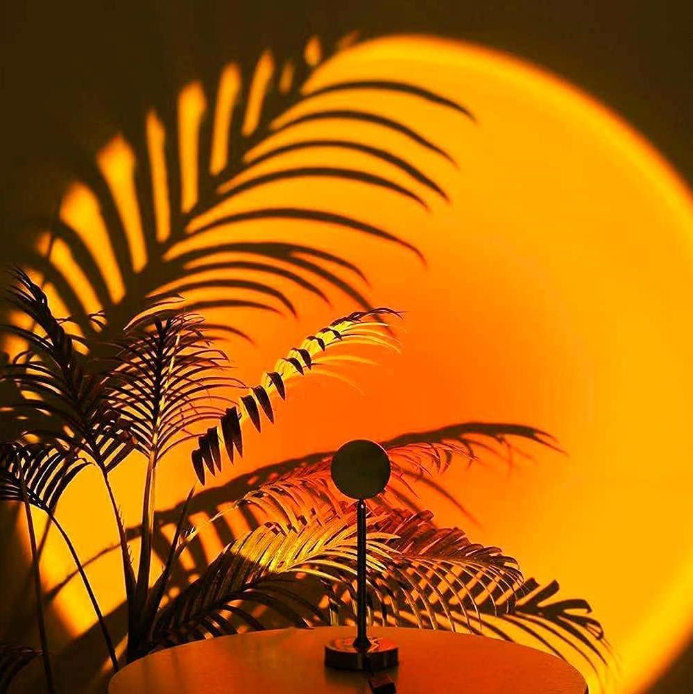 LumaVista Sunset Projector Lamp With Adjustable Tilt And Rotation - OpalDwell