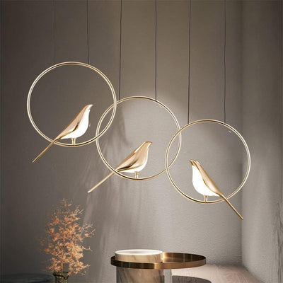 LumaBird Circle LED Pendant Light for Modern Ceilings - OpalDwell
