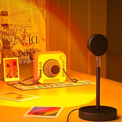 LumaVista Sunset Projector Lamp With Adjustable Tilt And Rotation - OpalDwell