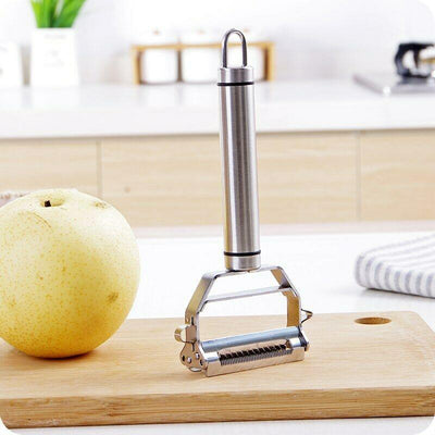NovaPeel Dual-Blade Peeler for Easy Julienne Slicing - OpalDwell