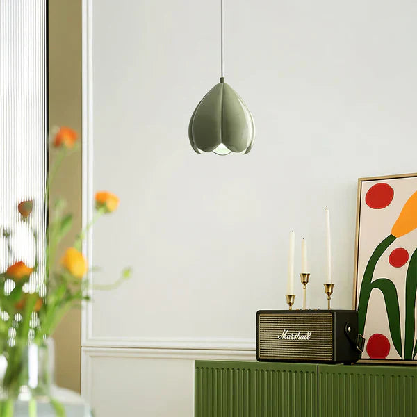 SylvaLumi French Rustic Pendant Lamp With Glass Shade - OpalDwell