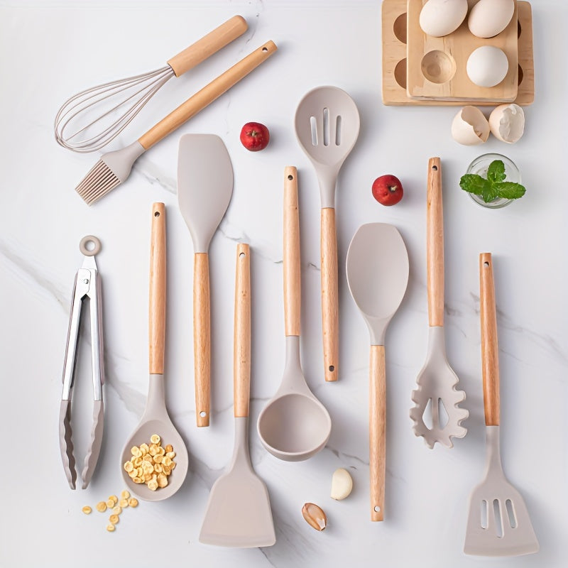 CulinaPro | 12-Piece Silicone Cooking Tool Set - OpalDwell