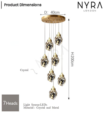 Liora | Crystal Chandelier - OpalDwell