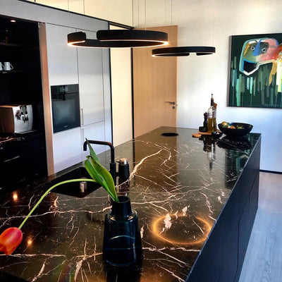 LumaCircle LED Pendant Light for Living and Dining Areas OpalDwell