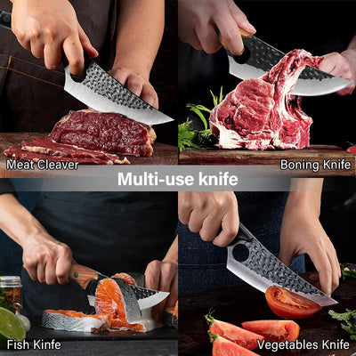 Ariiko Studio Japanese Handmade Chef Knife For Precision Cutting - OpalDwell