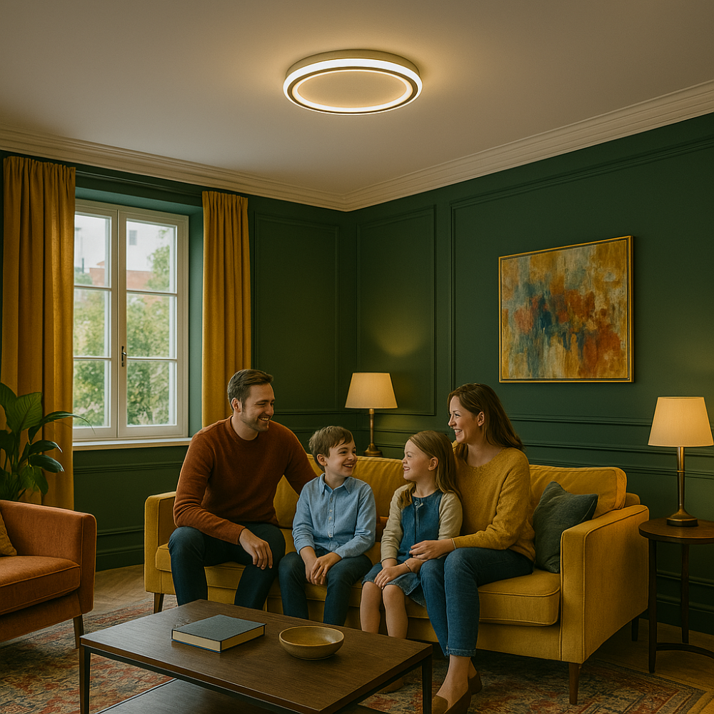 SkagaNova Nordic Dimmable Led Ceiling Light In Warm White OpalDwell