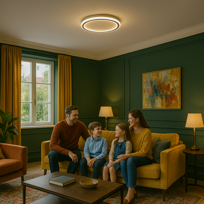 SkagaNova Nordic Dimmable Led Ceiling Light In Warm White OpalDwell