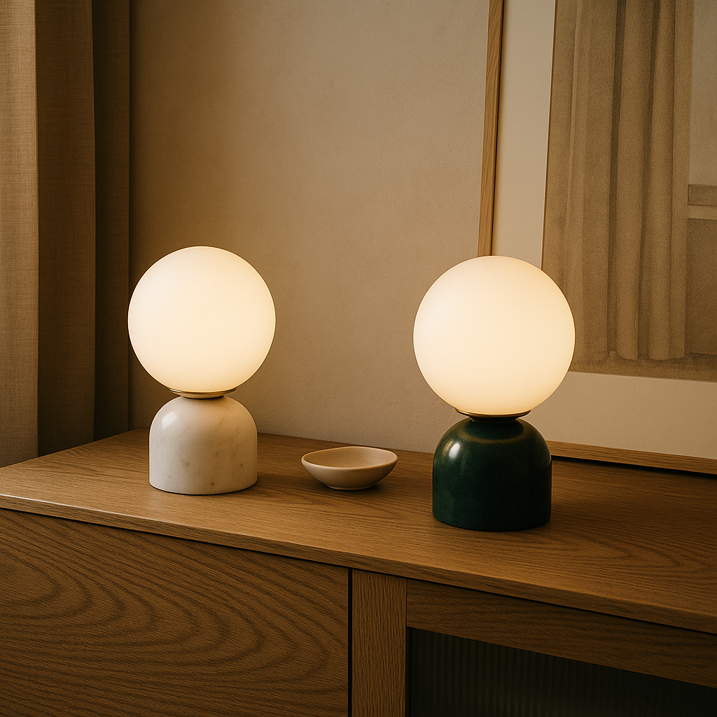 Marble Lamp Minimalist Decorative Lighting For Any Room - OpalDwell