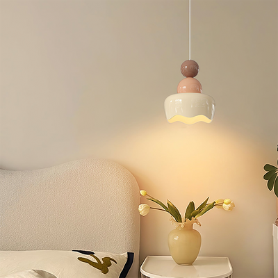 Aurelia Glow Romantic Hanging Pendant Lamp for Bedroom - OpalDwell