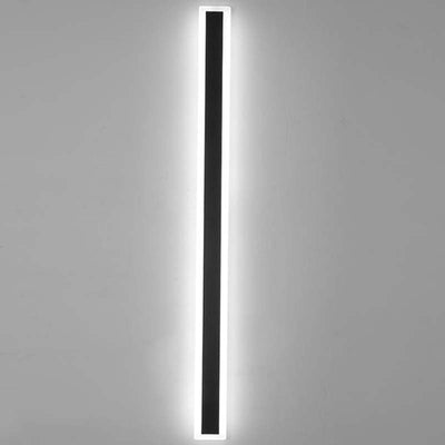 Frostline Linear Outdoor Wall Lamp with Acrylic Pane - OpalDwell