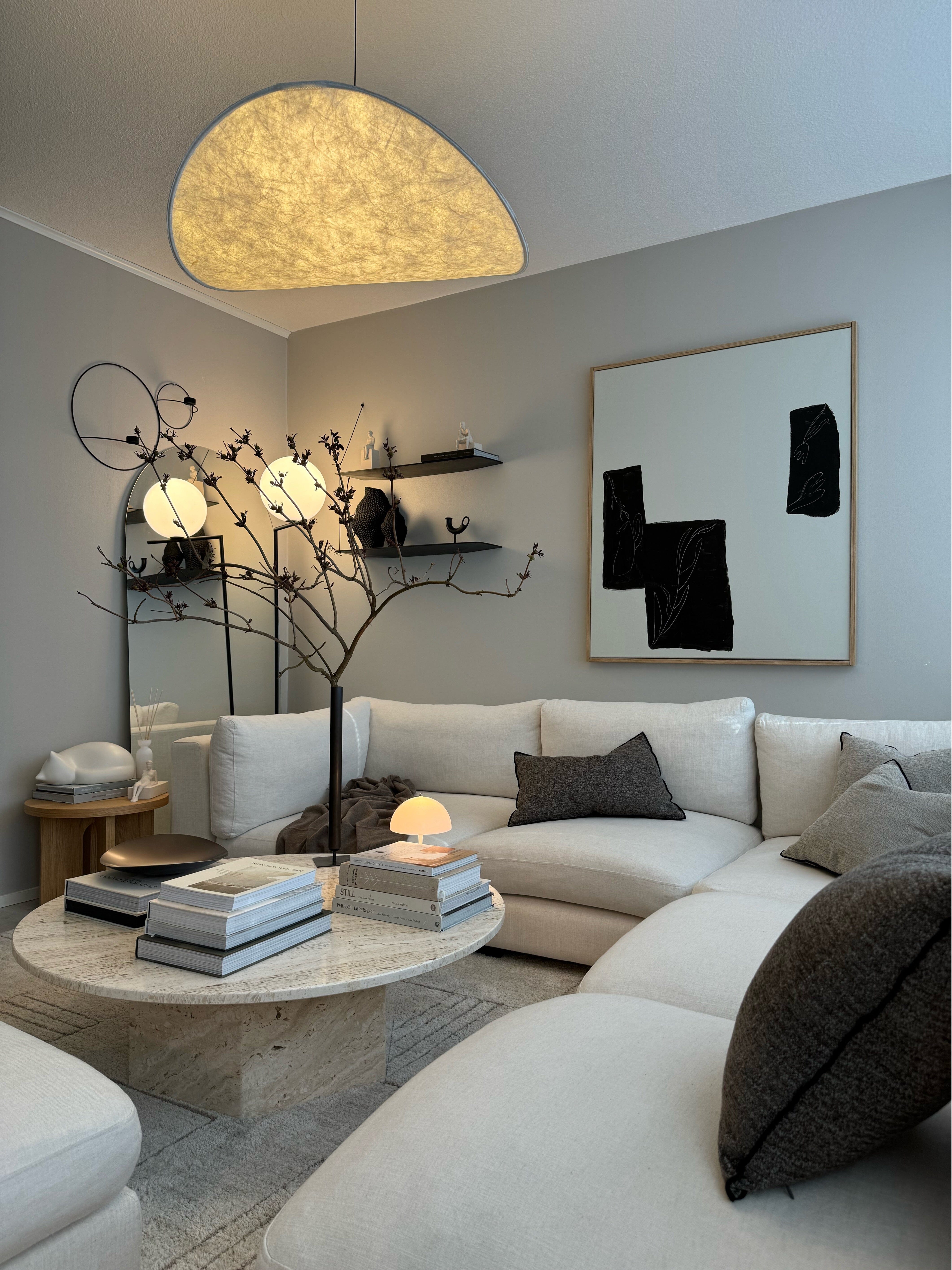Lyria | Chip-Shaped Leaf Chandelier - OpalDwell