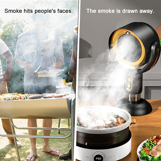 Ventaro Portable Rechargeable Range Hood For Kitchens - OpalDwell