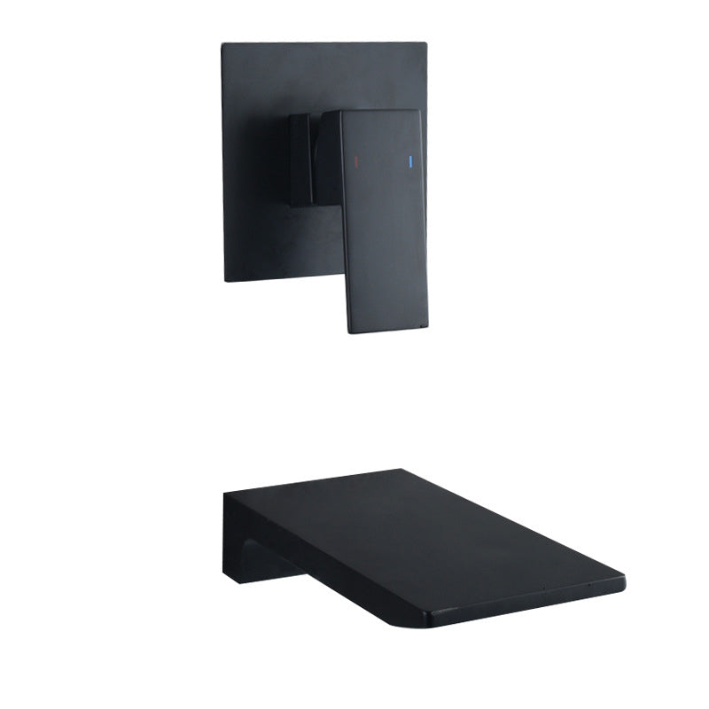 Cascade | Wall-Mounted Single-Handle Waterfall Bathroom Faucet | OpalDwell OpalDwell