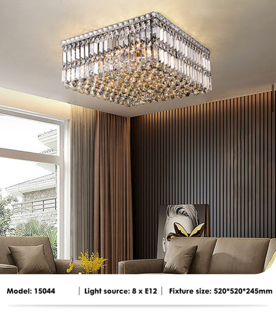 Chandeliers in Jade Crystal - OpalDwell