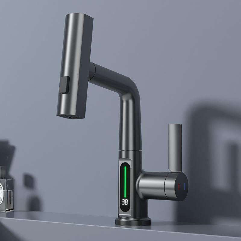 Vellaro Single Hole Brass Faucet for Hot and Cold Water | OpalDwell OpalDwell