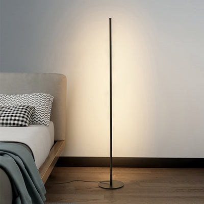 LuxeGlow Floor Lamp With Remote Dimmable Brightness And Color Temperature OpalDwell