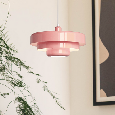 Lumenari Adjustable LED Pendant Light For Kitchen Dining Midcentury Iron Shade - OpalDwell