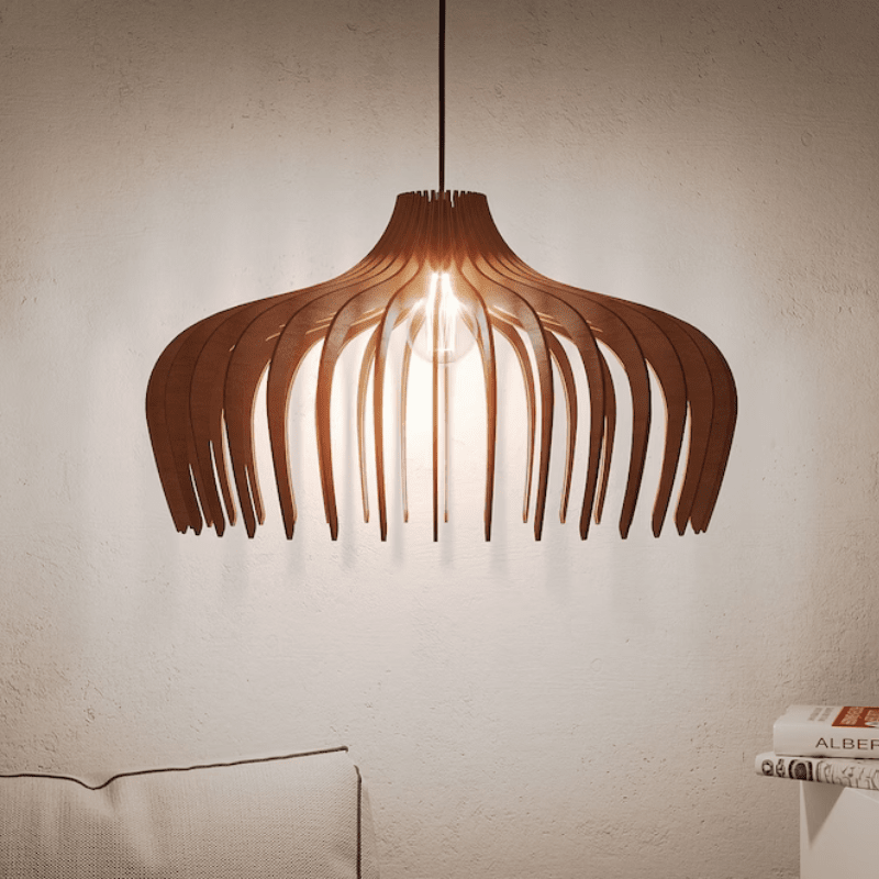 Rowan | Wooden Chandelier - OpalDwell