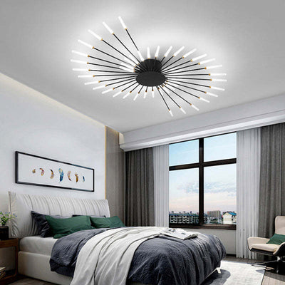 Asterra Modern Ceiling Lamp for Living Room and Bedroom OpalDwell