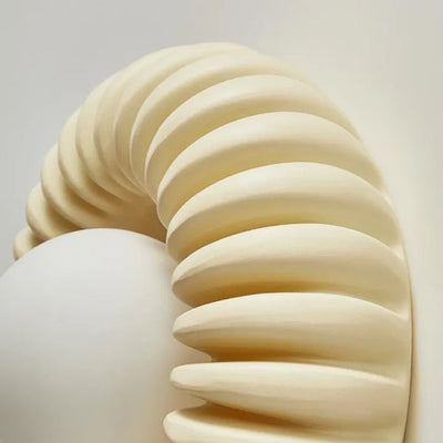 Lyria Resin Wall Lamp Modern Ambient Lighting Soft Glow - OpalDwell