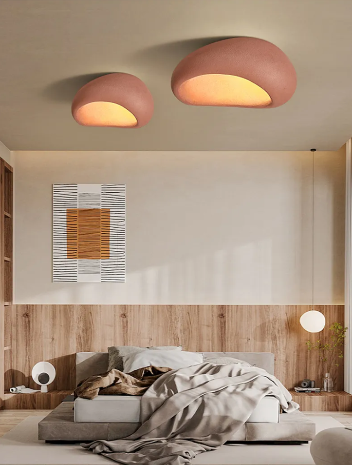 Aeloria Ceiling Lamp By OpalDwell  Handmade Ambient Glow OpalDwell