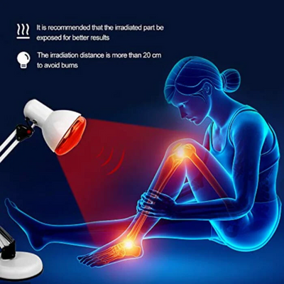 SolaraLux Infrared Therapy Lamp With Stand For Targeted Pain Relief - OpalDwell