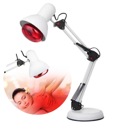 NovaRay Red Light Therapy Lamp With Infrared Heat On Tripod Stand - OpalDwell