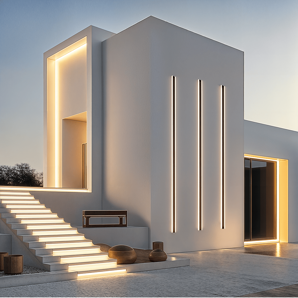 Exterior LED Wall Light - OpalDwell