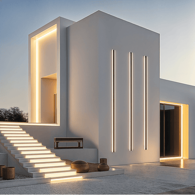 Exterior LED Wall Light - OpalDwell