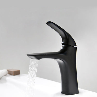 Brass Single-Lever Bathroom Faucet for One-Hole Sinks | OpalDwell OpalDwell