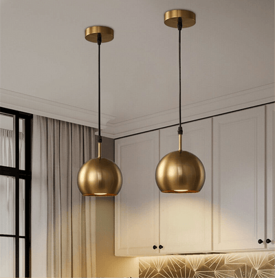 Elora Brass Pendant - OpalDwell