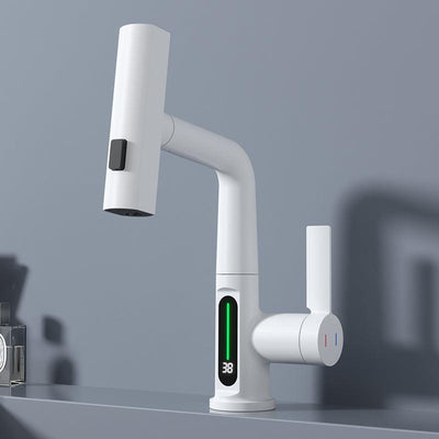Vellaro Single Hole Brass Faucet for Hot and Cold Water | OpalDwell OpalDwell