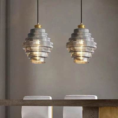 Aurelle Gilded Layered Nordic Chandelier - OpalDwell