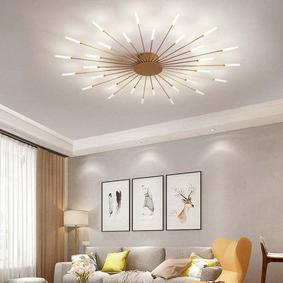 Asterra Modern Ceiling Lamp for Living Room and Bedroom OpalDwell