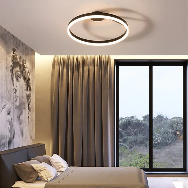 Cresta Gold LED Ceiling Light for Living Rooms and Bedrooms - OpalDwell