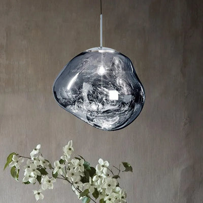 AstraLuma Lava Pendant Lights Four Color Glass Finish - OpalDwell