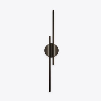 Fjordra Nordic Disc and Linear LED Wall Lamp Black White - OpalDwell