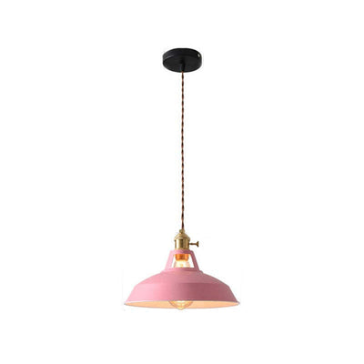 Lyrae Morandi-Style Colorful Metal Pendant Light Glow - OpalDwell