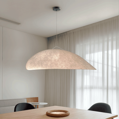 Lyra Premium Silk Leaf LED Chandelier With Nordic Glow OpalDwell
